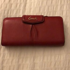 Coach leather wallet